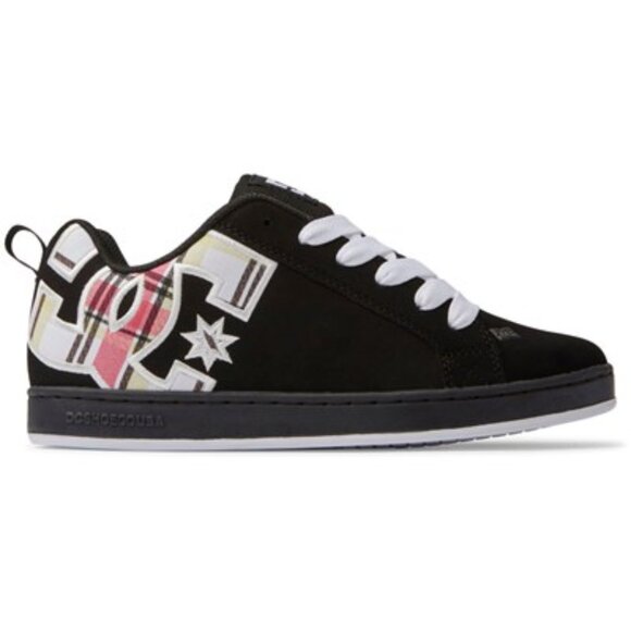 DC Court Graffik Lowtop Womens Shoes, size 7 US womens, color black. - Picture 1 of 5